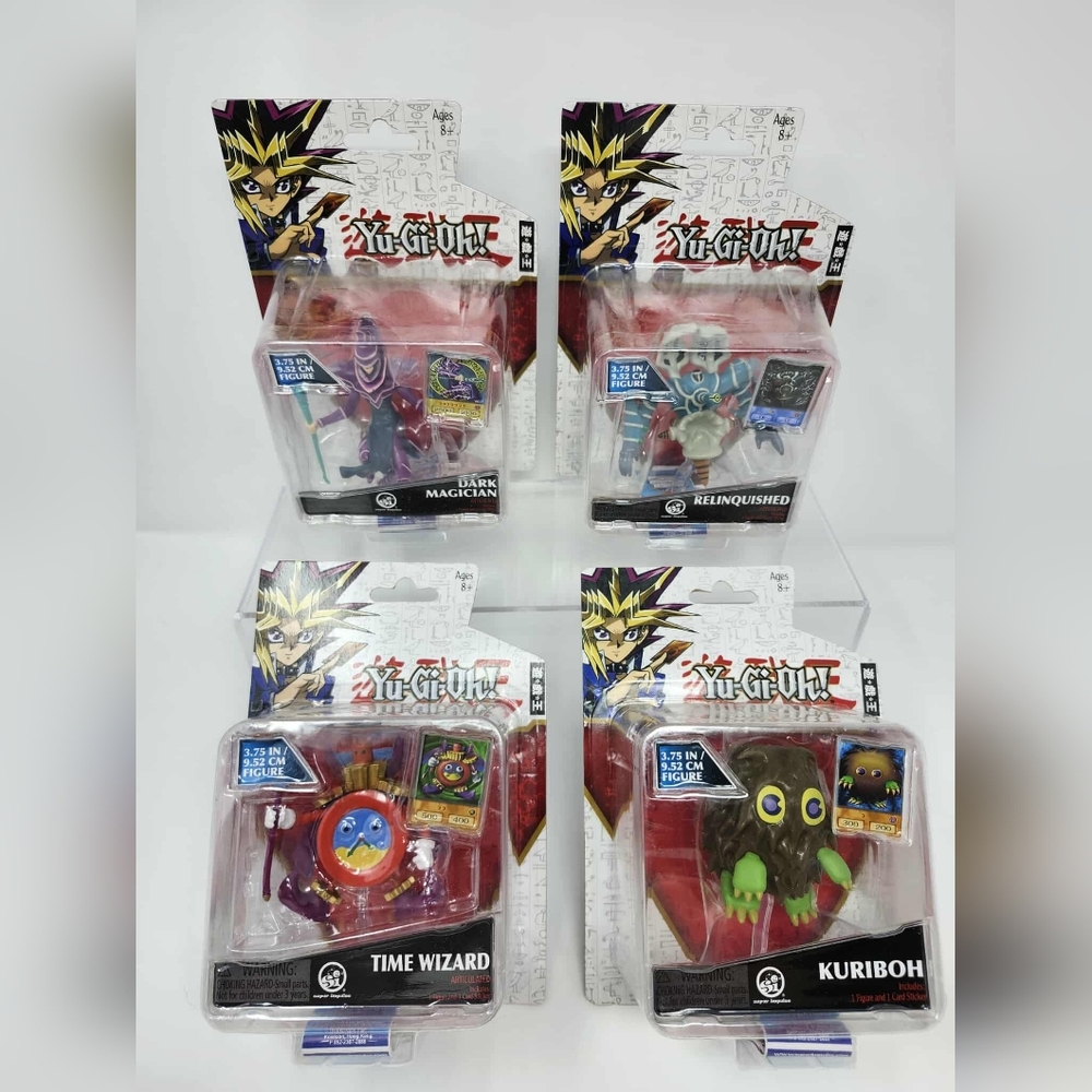 Yu-Gi-Oh! Action Figures Set - Red, Blue, Green